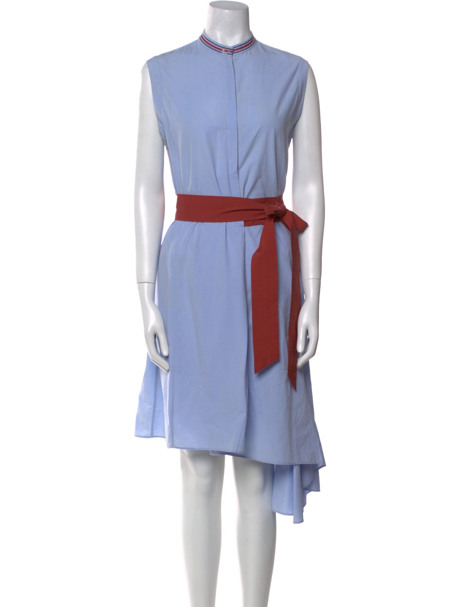 Brunello Cucinelli Colorblock Pattern Knee-Length Dress