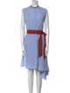 Brunello Cucinelli Colorblock Pattern Knee-Length Dress