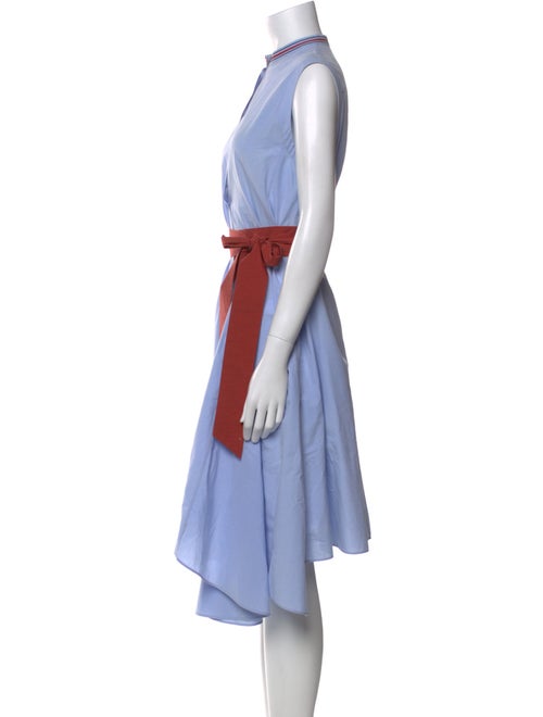 Brunello Cucinelli Colorblock Pattern Knee-Length Dress