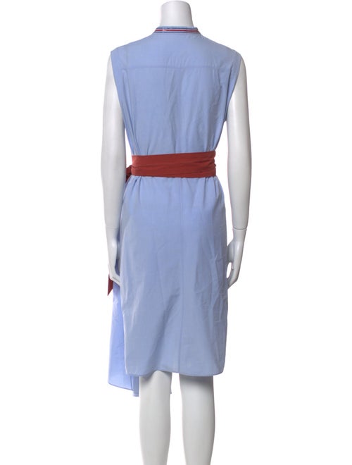 Brunello Cucinelli Colorblock Pattern Knee-Length Dress