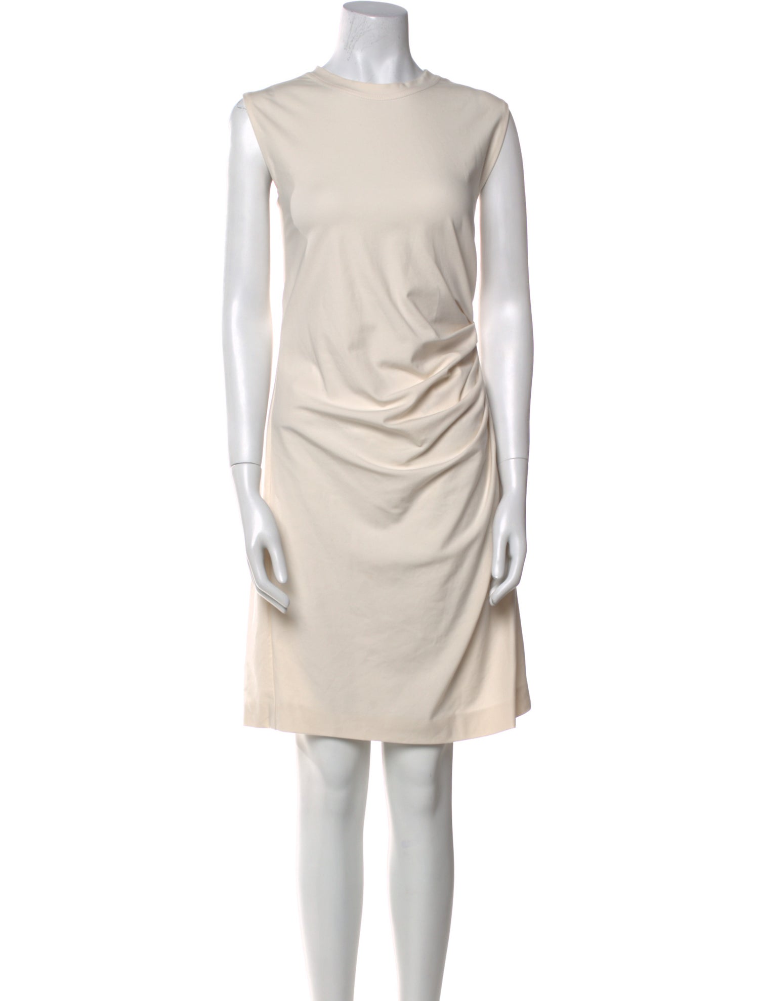 Brunello Cucinelli Bateau Neckline Knee-Length Dress