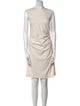 Brunello Cucinelli Bateau Neckline Knee-Length Dress