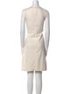 Brunello Cucinelli Bateau Neckline Knee-Length Dress