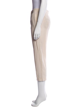 Brunello Cucinelli Silk Straight Leg Pants