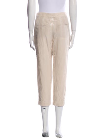 Brunello Cucinelli Silk Straight Leg Pants