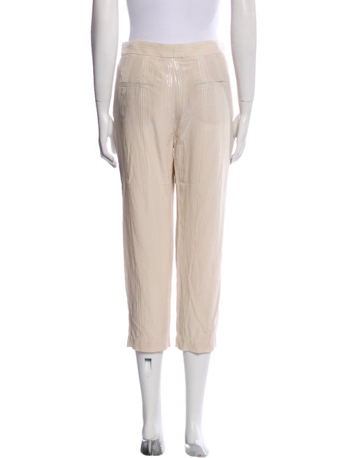 Brunello Cucinelli Silk Straight Leg Pants