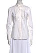 Brunello Cucinelli Long Sleeve Button-Up Top