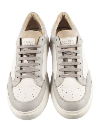 Brunello Cucinelli Monili Leather Sneakers