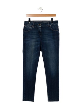 Brunello Cucinelli Mid-Rise Skinny Leg Jeans