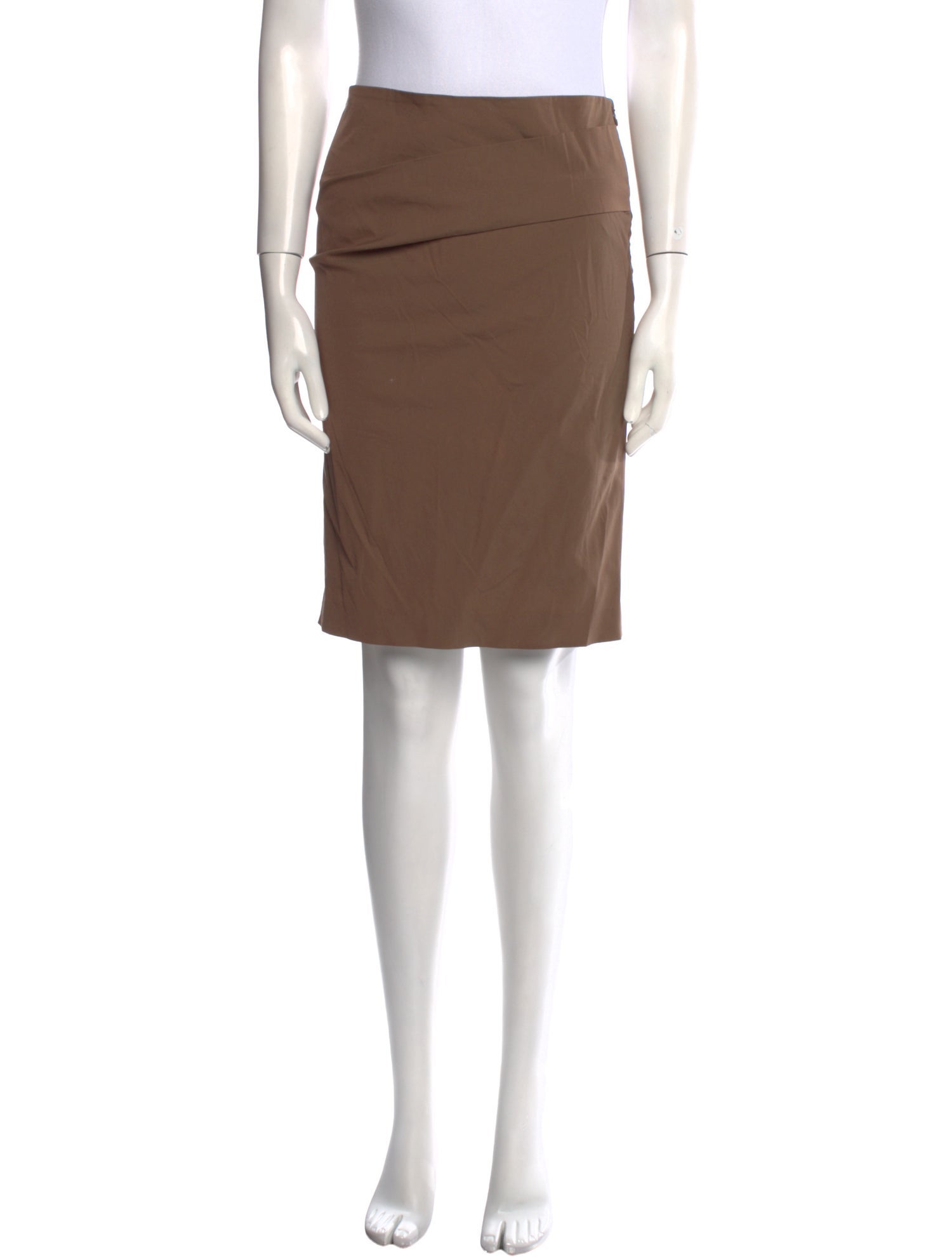 Brunello Cucinelli Beaded Accents Knee-Length Skirt