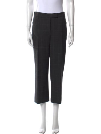 Brunello Cucinelli Plaid Print Skinny Leg Pants