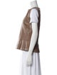 Brunello Cucinelli Leather Mini Dress