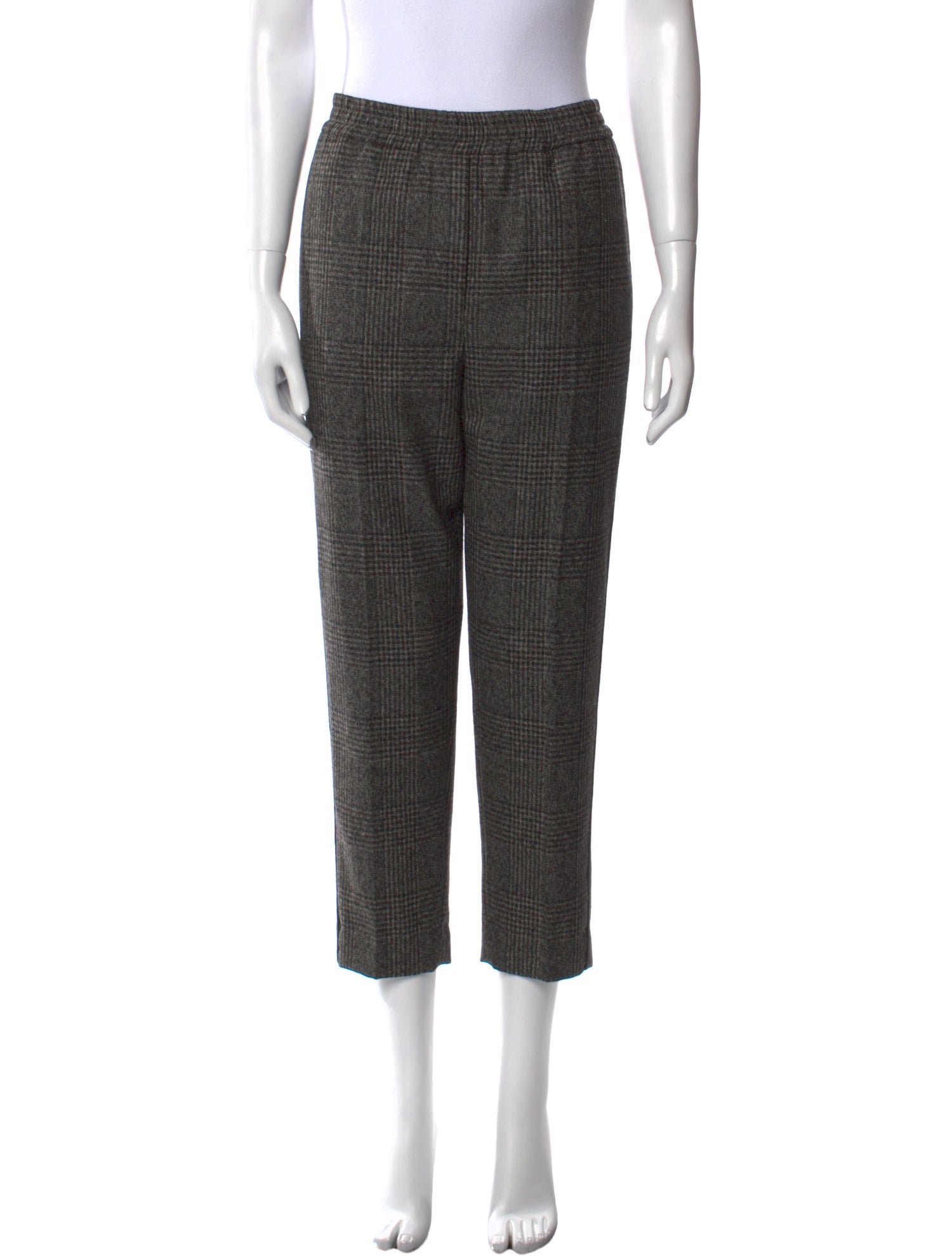 Brunello Cucinelli Virgin Wool Straight Leg Pants