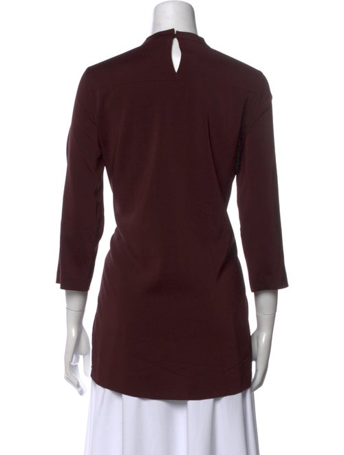 Brunello Cucinelli Silk Crew Neck Top
