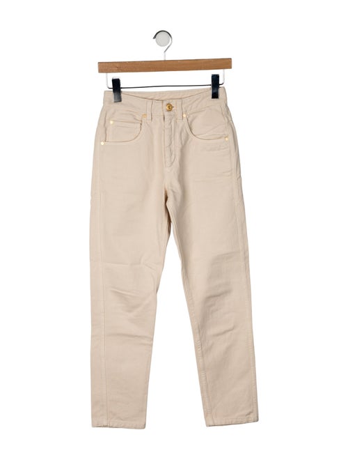 Brunello Cucinelli Mid-Rise Straight Leg Jeans