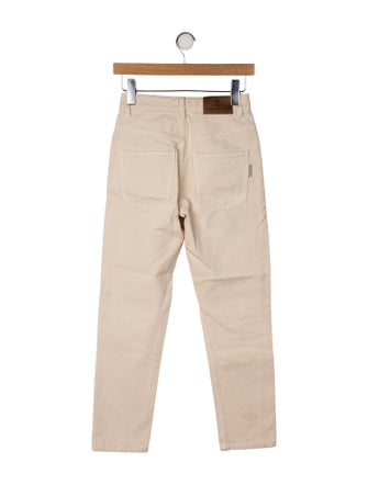 Brunello Cucinelli Mid-Rise Straight Leg Jeans