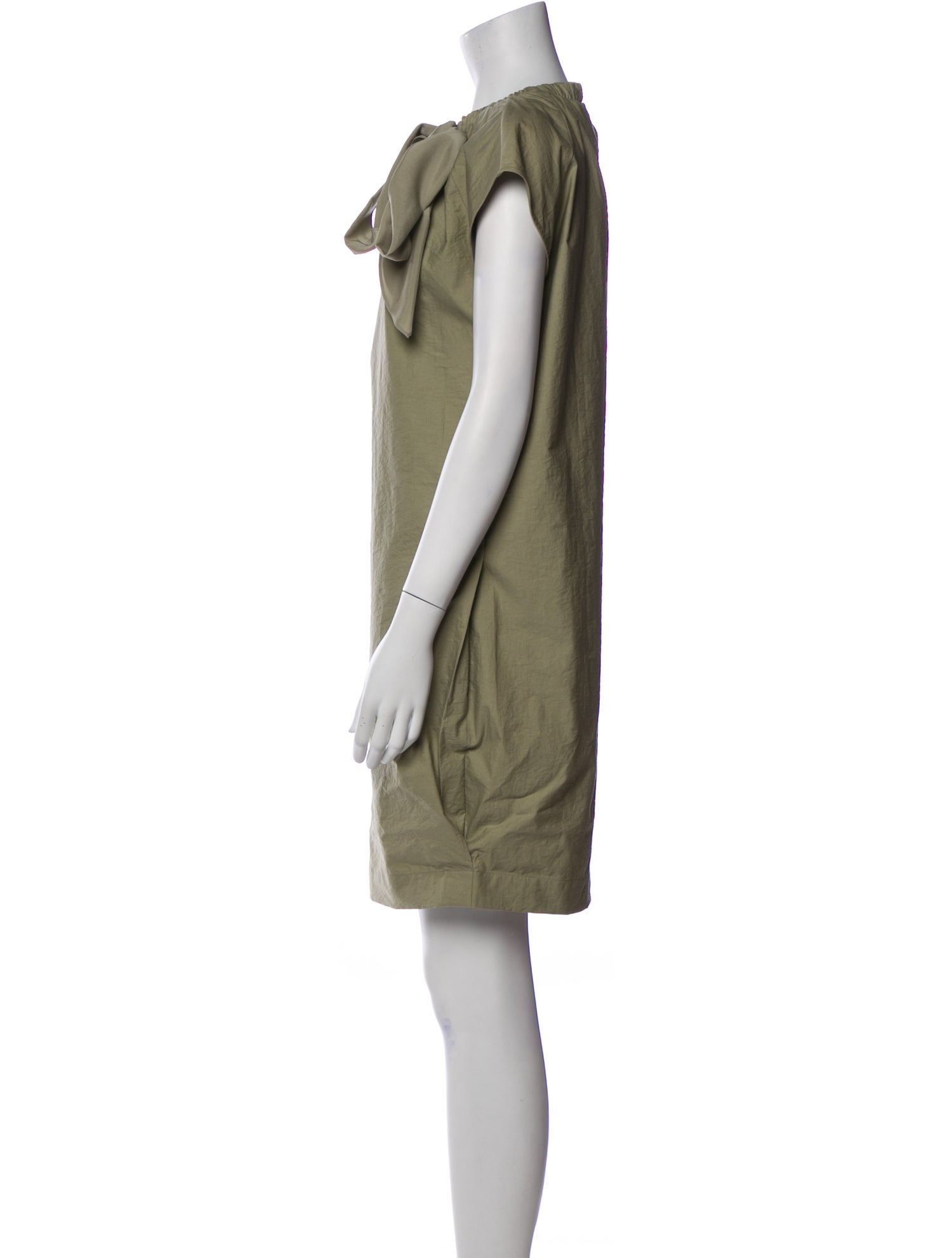 Brunello Cucinelli Crew Neck Mini Dress