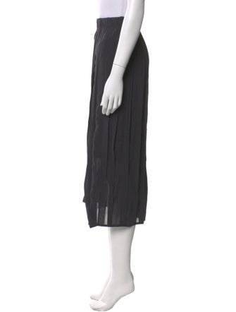 Brunello Cucinelli Silk Midi Length Skirt