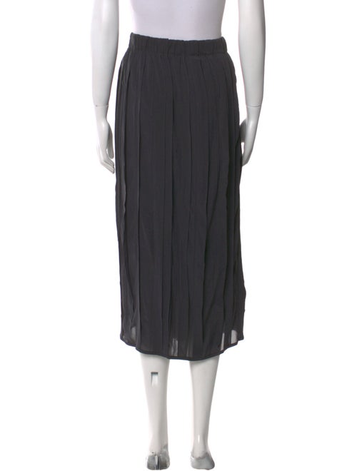 Brunello Cucinelli Silk Midi Length Skirt