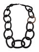 Brunello Cucinelli Leather Chain Necklace