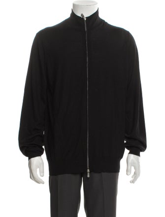 Brunello Cucinelli Virgin Wool Turtleneck Cardigan