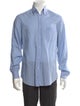 Brunello Cucinelli Striped Long Sleeve Dress Shirt