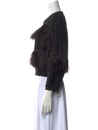 Brunello Cucinelli Printed Scoop Neck Sweater