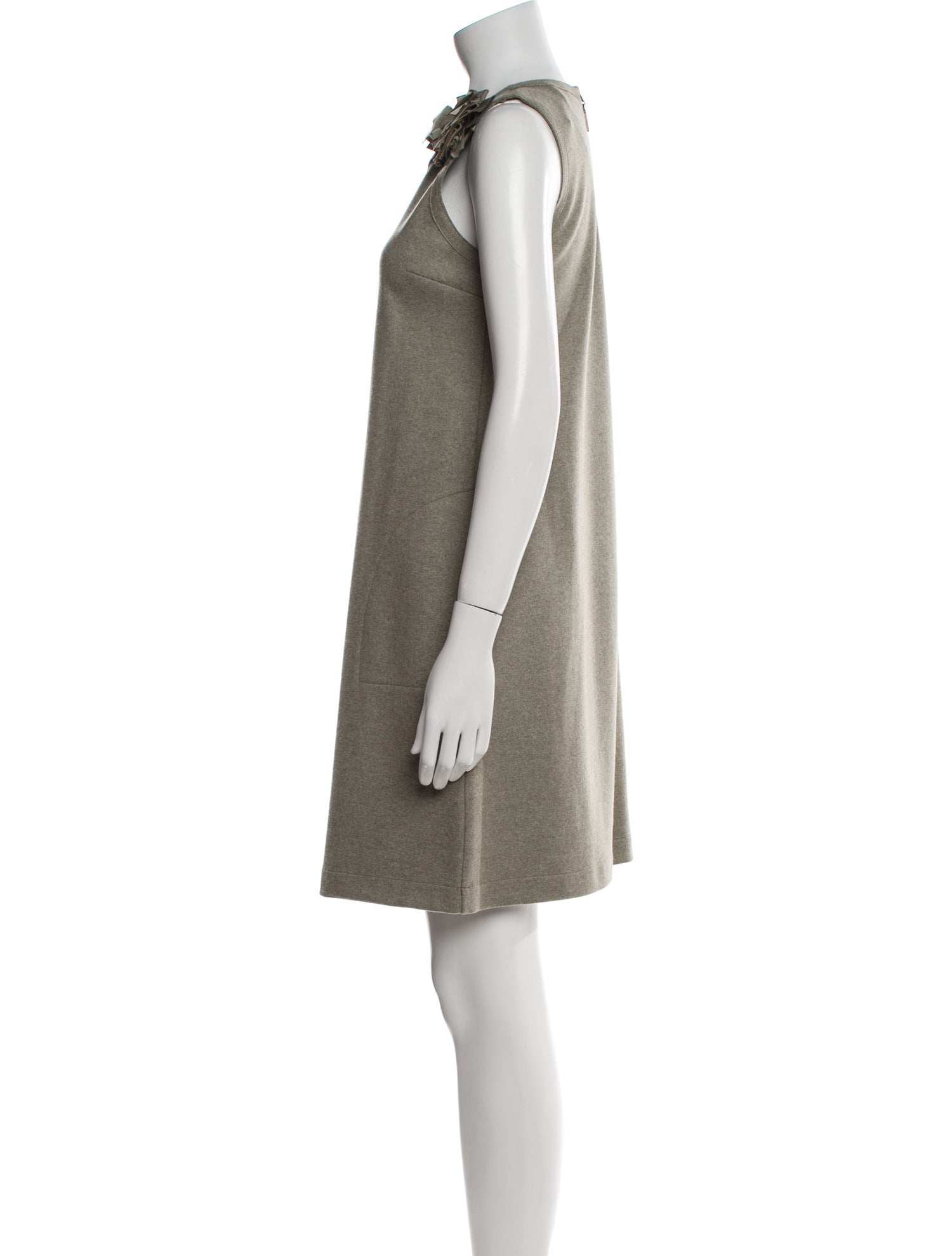 Brunello Cucinelli Wool Mini Dress