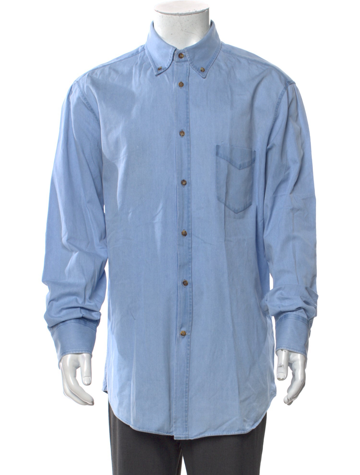 Brunello Cucinelli Long Sleeve Denim Shirt