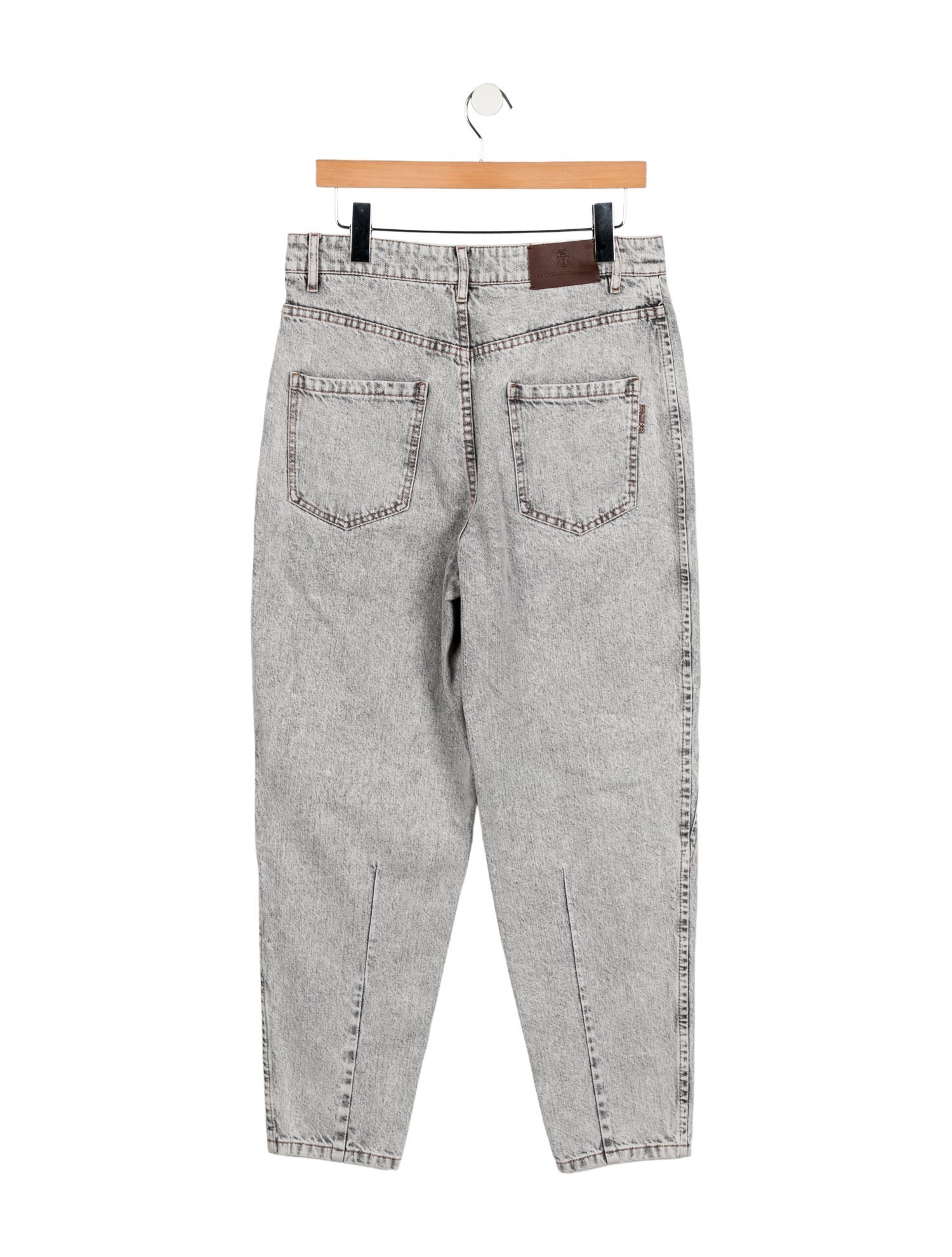 Brunello Cucinelli High-Rise Straight Leg Jeans w/ Tags