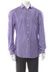 Brunello Cucinelli Striped Long Sleeve Dress Shirt
