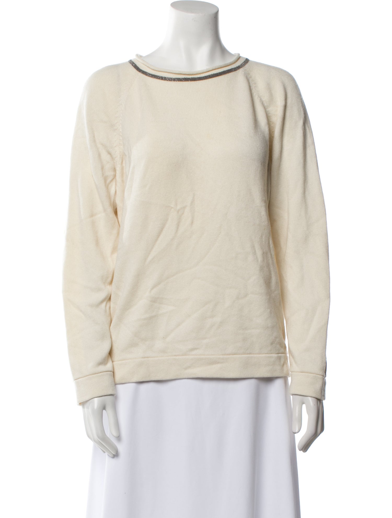 Brunello Cucinelli Cashmere Bateau Neckline Sweater