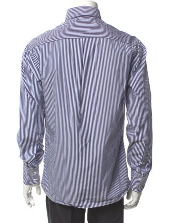 Brunello Cucinelli Striped Long Sleeve Shirt