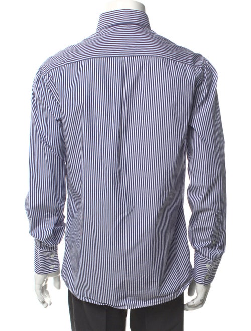 Brunello Cucinelli Striped Long Sleeve Shirt