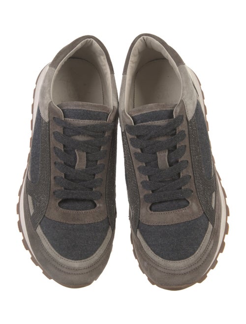Brunello Cucinelli Monili Suede Sneakers