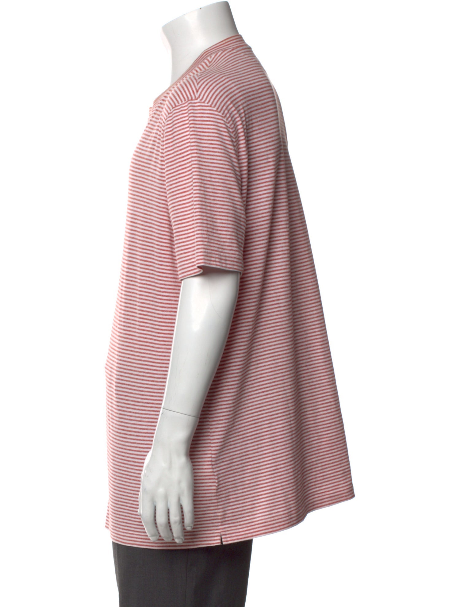 Brunello Cucinelli Striped Crew Neck T-Shirt