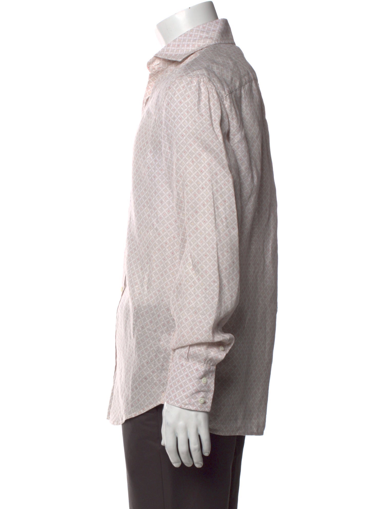 Brunello Cucinelli Linen Printed Shirt