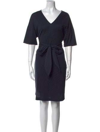 Brunello Cucinelli V-Neck Knee-Length Dress