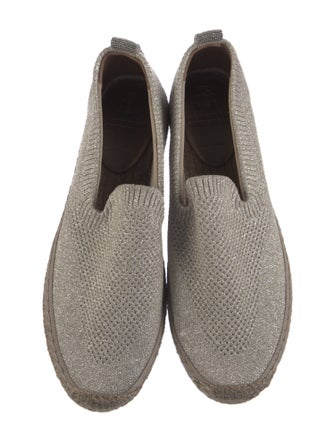 Brunello Cucinelli Glitter Accents Espadrilles