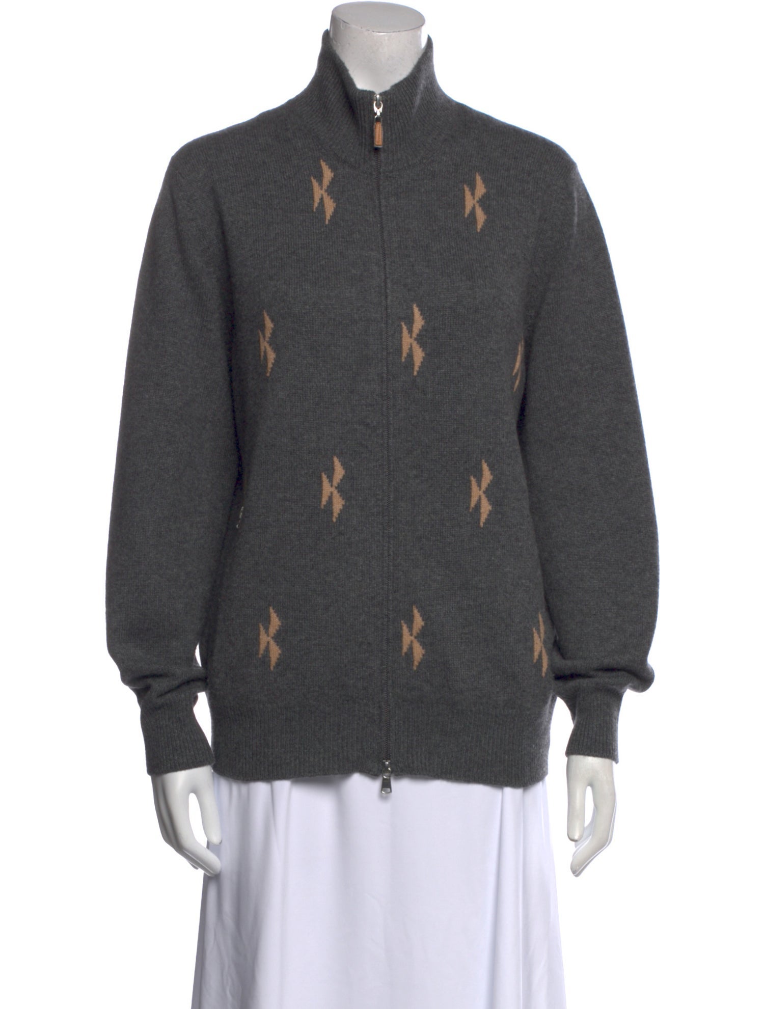 Brunello Cucinelli Cashmere Printed Cardigan