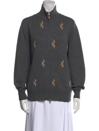 Brunello Cucinelli Cashmere Printed Cardigan