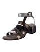 Brunello Cucinelli Monili Leather Gladiator Sandals