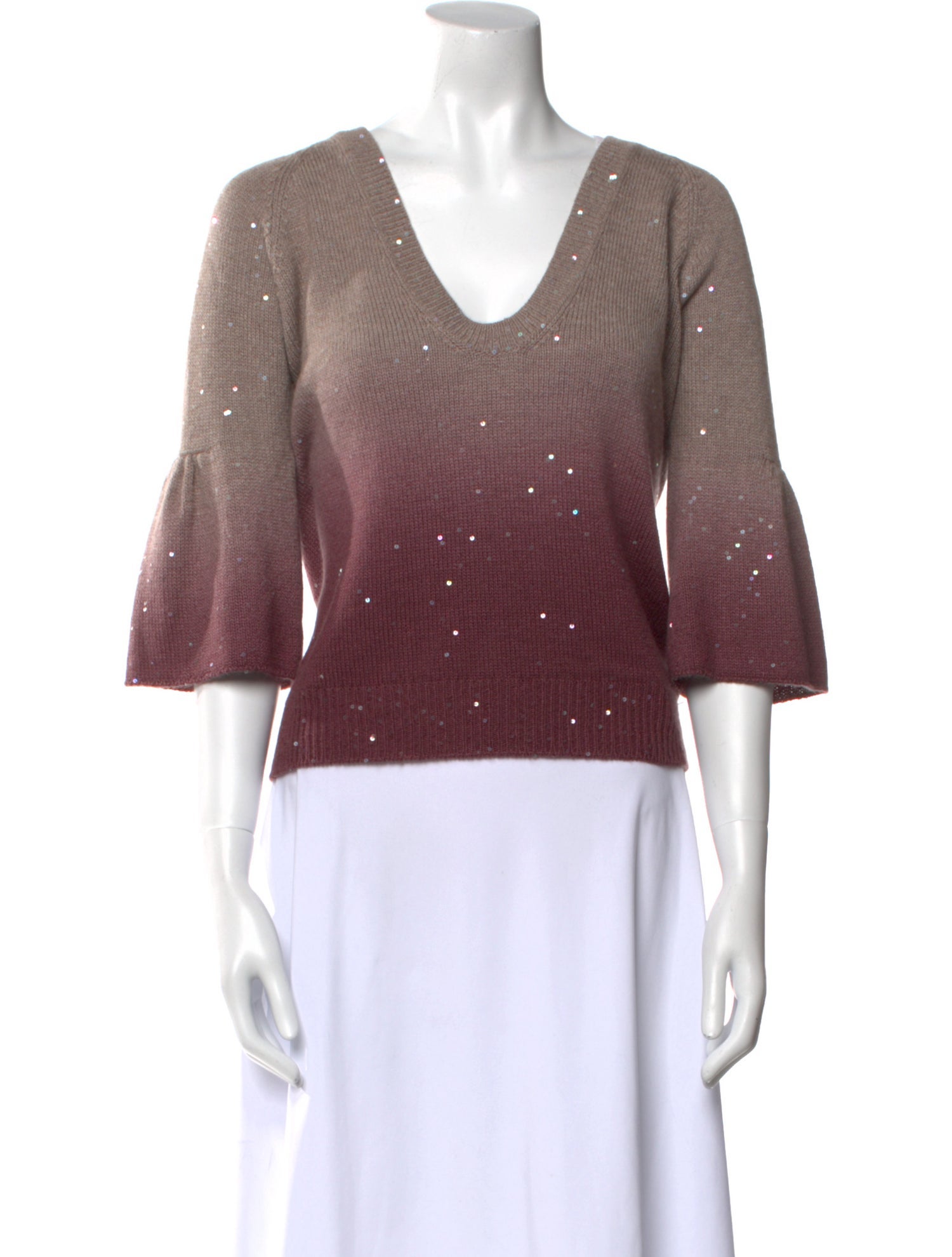 Brunello Cucinelli Cashmere Tie-Dye Print Sweater