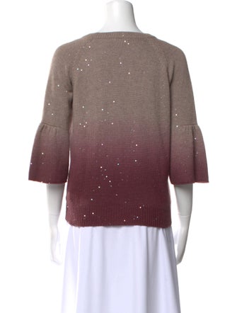 Brunello Cucinelli Cashmere Tie-Dye Print Sweater