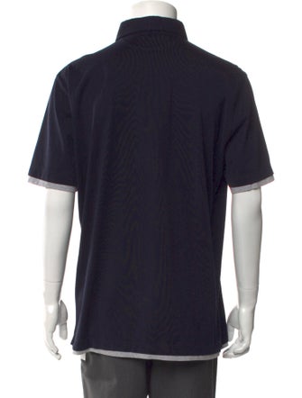Brunello Cucinelli Collar Short Sleeve Polo Shirt