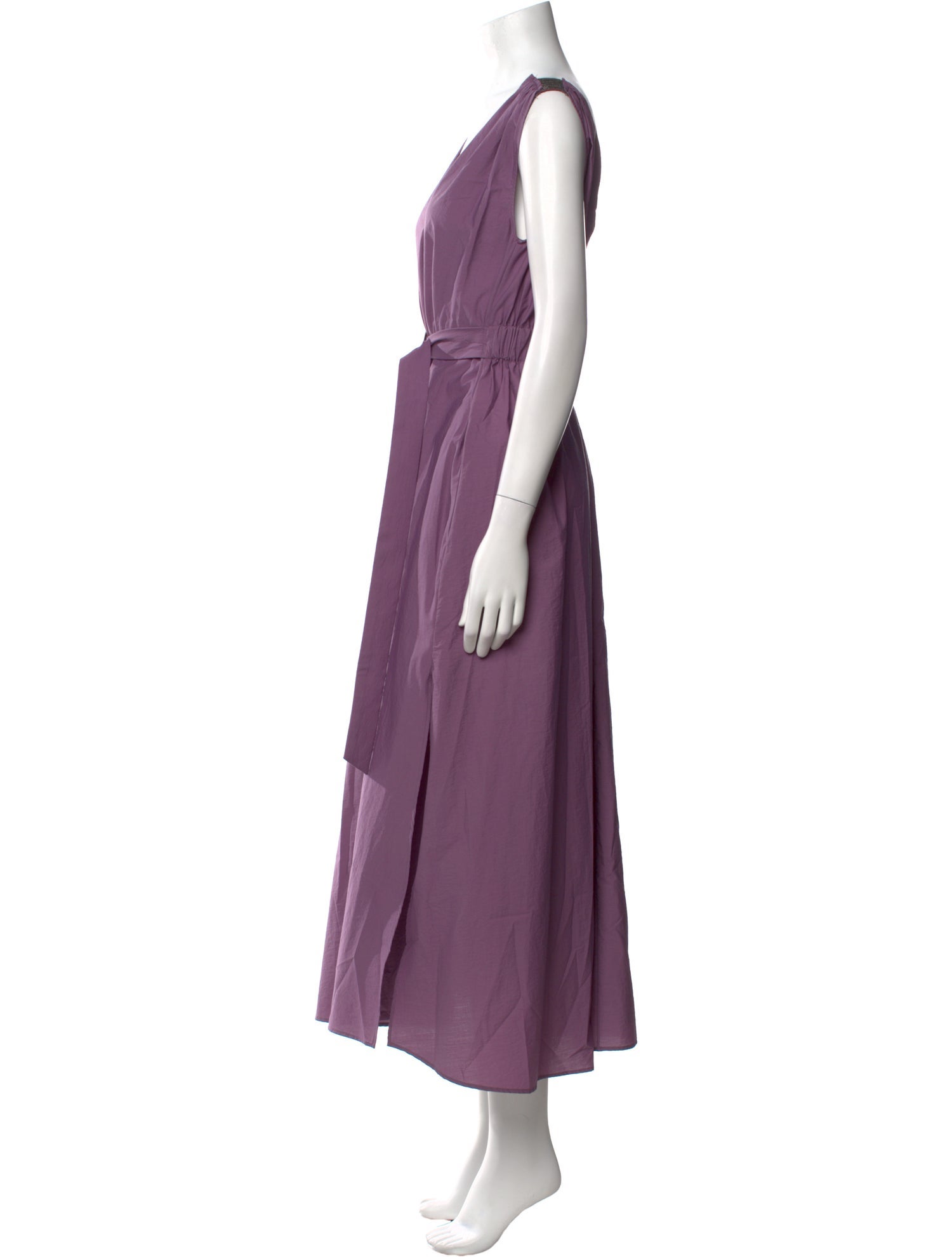 Brunello Cucinelli V-Neck Long Dress w/ Tags