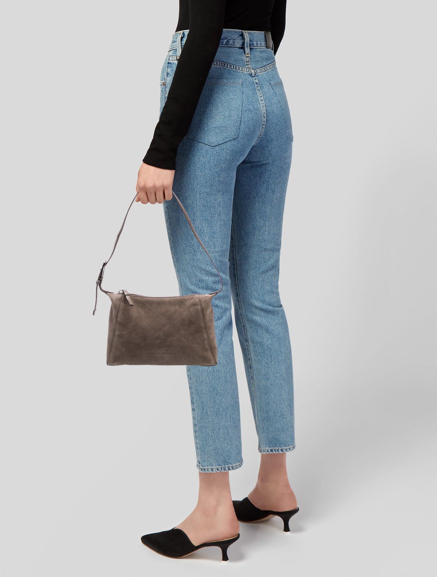 Brunello Cucinelli Suede Shoulder Bag
