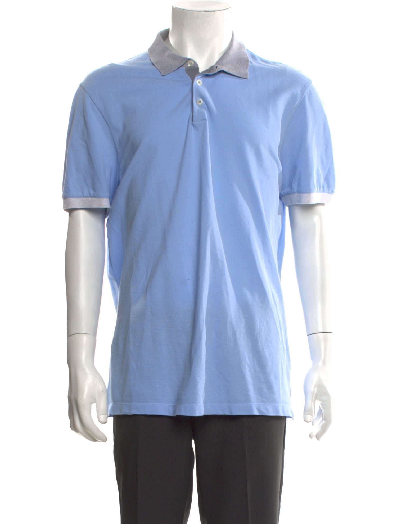 Brunello Cucinelli Collar Short Sleeve Polo Shirt