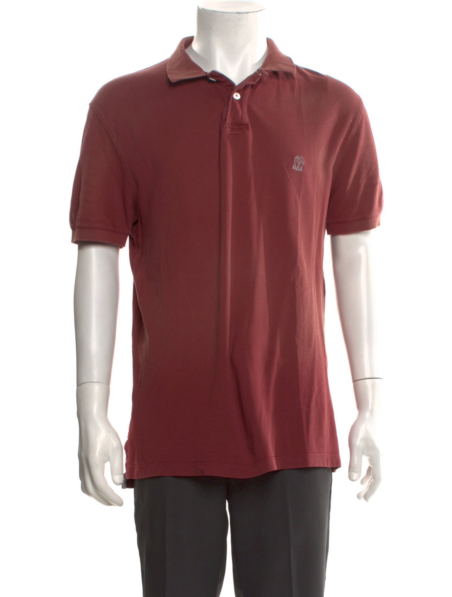 Brunello Cucinelli Collar Short Sleeve Polo Shirt