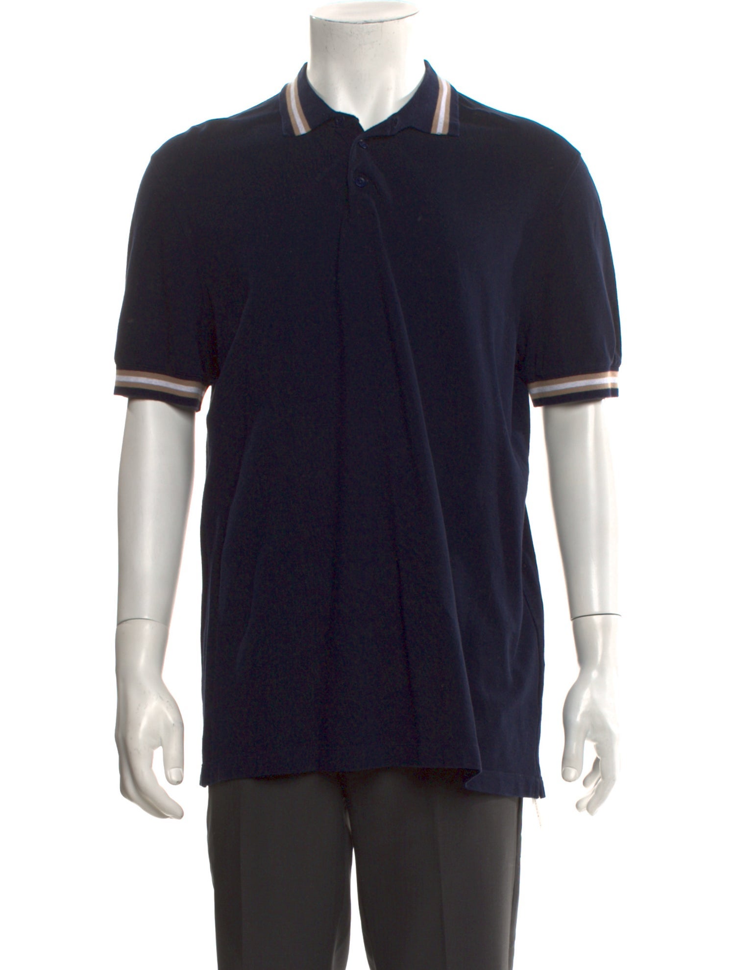 Brunello Cucinelli Collar Short Sleeve Polo Shirt